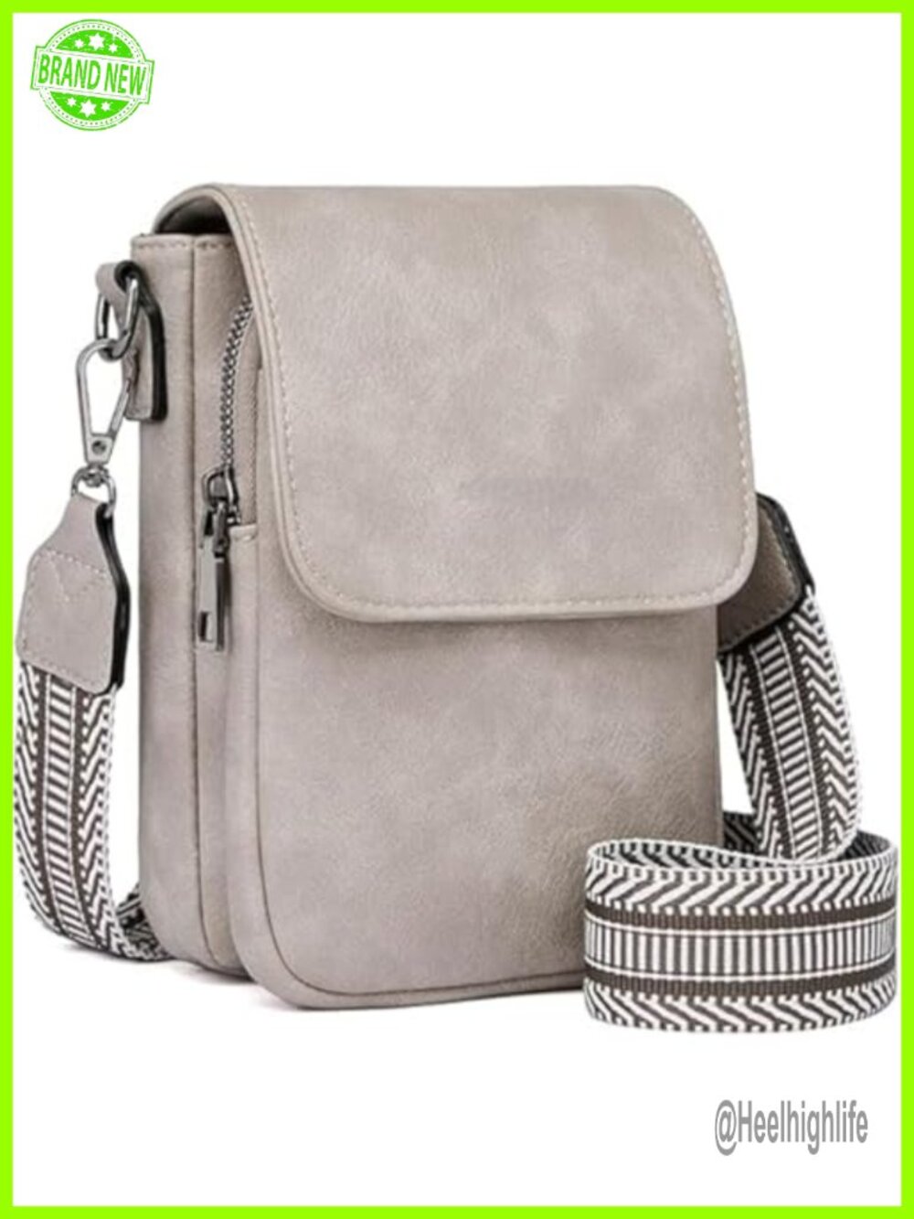 Women's Vintage Chest Bag Crossbody Shoulder Bag Detachable Strap Daily Use